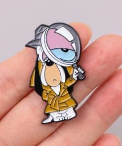 Alternative view of Droopy 'Detective Dog' Enamel Pin