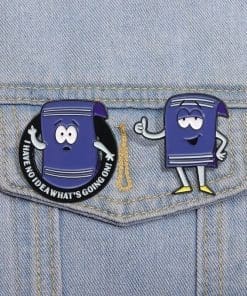 South Park ‘Towelie | I Have No Idea What's Going On’ Enamel Pin - Image 3