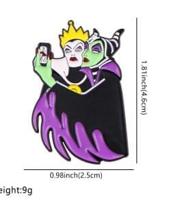 Villains Selfie 'Evil Queen and Maleficent' Enamel Pin - Image 4