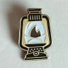 Camping Lamp 'Adventure Light' Enamel Pin