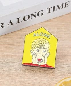 Alternative view of Home Alone 'Kevin Scream' Enamel Pin