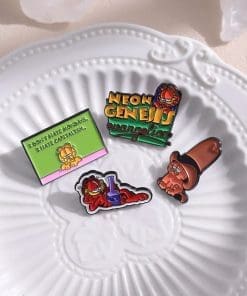 Alternative view of Garfield 'Set of 4 Lazy Cat' Enamel Pin