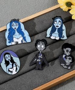 Alternative view of Corpse Bride 'Set of 5 Halloween Couple' Enamel Pin