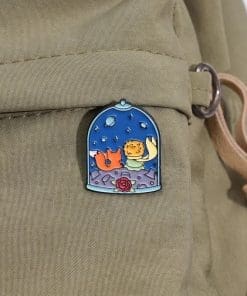 Alternative view of The Little Prince 'Planet Adventure' Enamel Pin