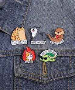 Alternative view of Swag Turtle 'Turtley Cool Dude' Enamel Pin