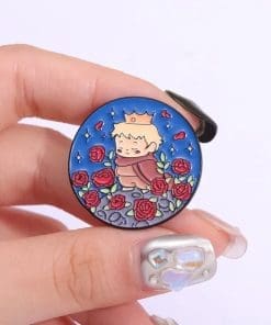 Alternative view of The Little Prince 'Rose Garden' Enamel Pin