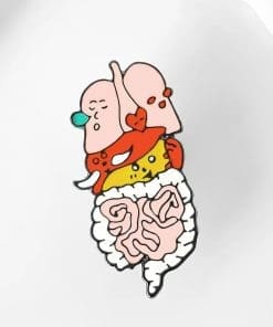 Human Body 'Digestive System' Enamel Pin