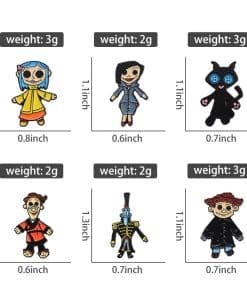 Coraline 'Other Cat' Enamel Pin - Image 4