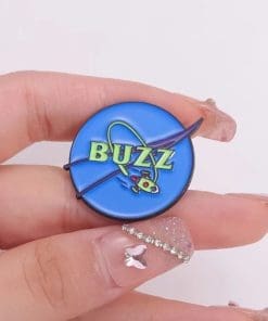 Alternative view of Planet 'Buzz Universe' Enamel Pin