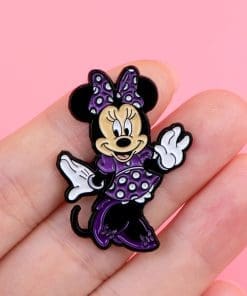 Alternative view of Mickey Mouse and Friends ‘Minnie | Purple Dress’ Enamel Pin