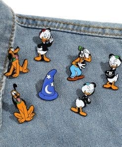 Alternative view of Mickey Mouse and Friends 'Set of 3 Dog Pals' Enamel Pin