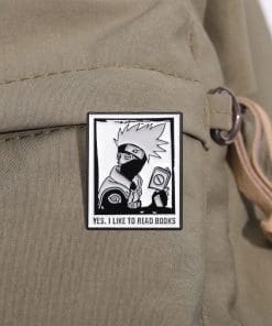 Naruto 'Yes I Like To Read Books' Enamel Pin - Image 3