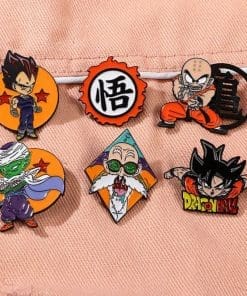 Alternative view of Dragon Ball Z 'Vegeta | Big Head' Enamel Pin