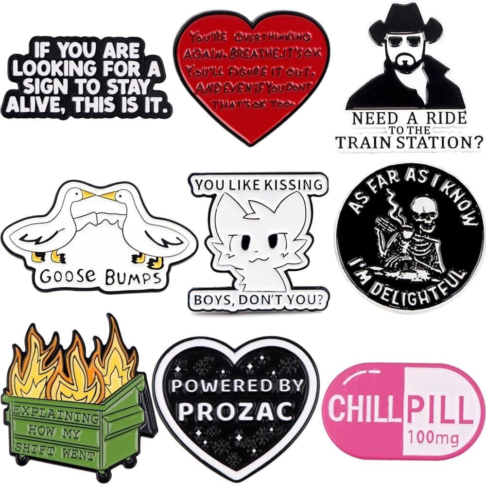 Hot Coffee 'As Far As I Know I'm Delightful' Enamel Pin - Image 2