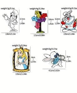 Alice in Wonderland 'Set of 5 Little Wonder' Enamel Pin - Image 5