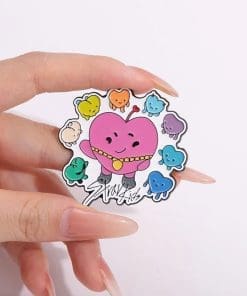 Alternative view of Stray Kids 'Maxident Heart' Enamel Pin