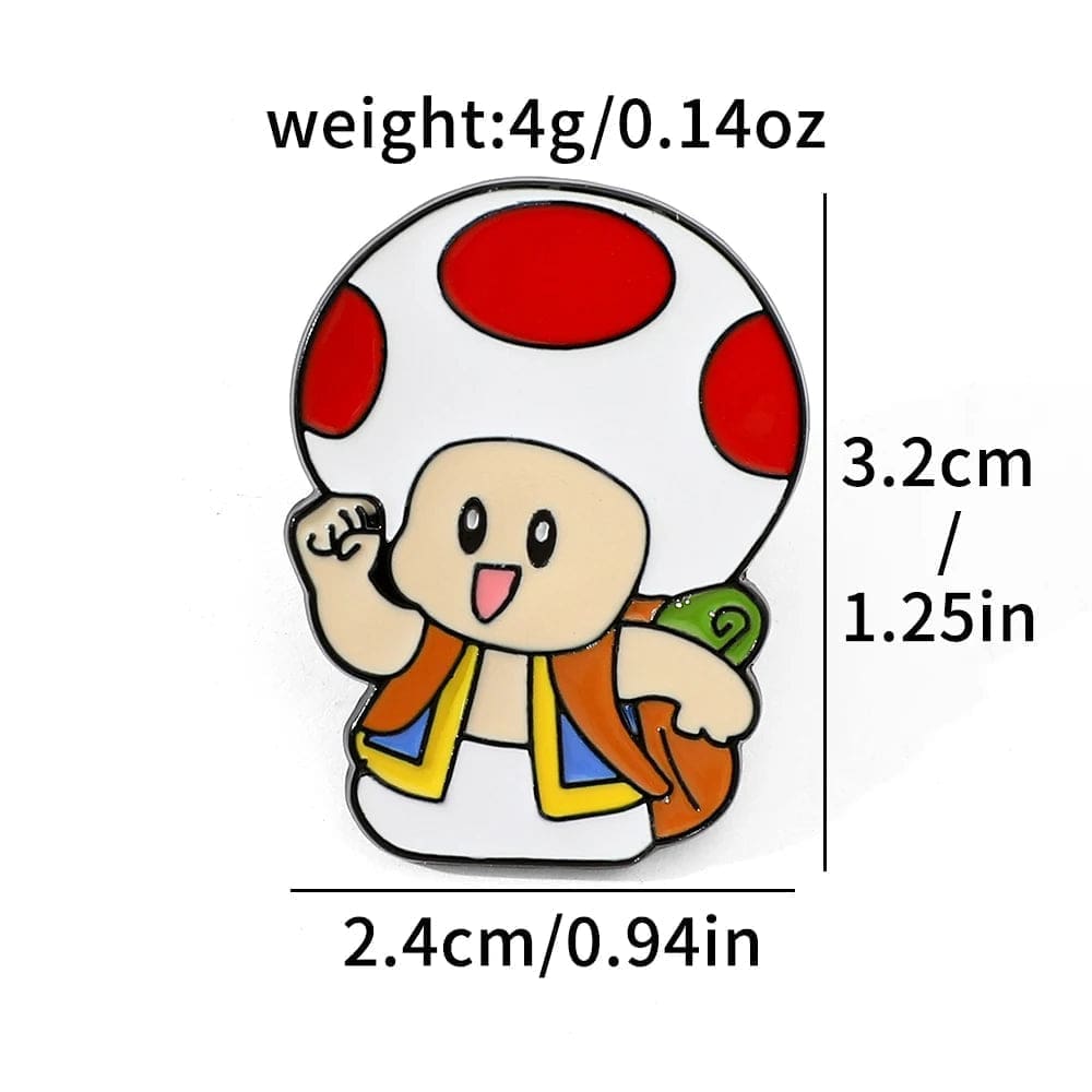 Super Mario Bros ‘Set of 5 Mario and Friends’ Enamel Pin - Image 4