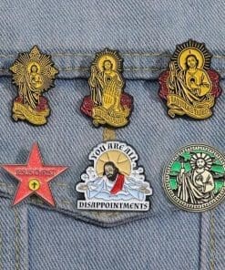 Alternative view of San Judas Tadeo 'Pray For Us' Enamel Pin