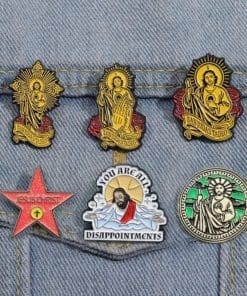 Alternative view of Gracias Judas Tadeo Enamel Pin