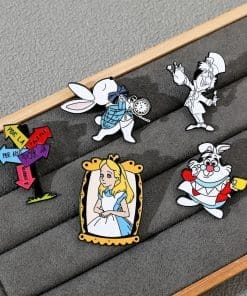 Alice in Wonderland 'Set of 5 Little Wonder' Enamel Pin - Image 4
