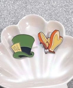 Alternative view of Alice in Wonderland 'Set of 2 Fantasy' Enamel Pin