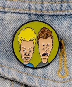 Alternative view of Beavis and Butt-Head ‘Silly Face’ Enamel Pin