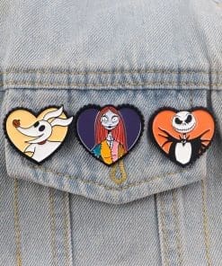 The Nightmare Before Christmas 'Jack Halloween Heart' Enamel Pin - Image 5