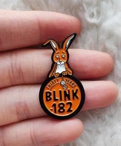 Alternative view of Rock Band 'Blink 182 |30 Years  Skankin Bunny' Enamel Pin