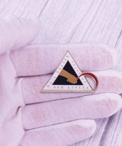 Alternative view of Red Rising 'Hail Reaper | Per Aspera Ad Astra' Enamel Pin