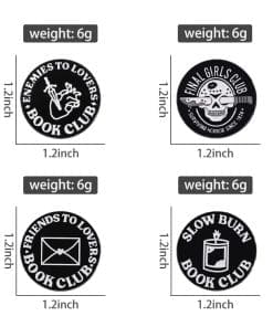 Book Club 'Friends To Lovers' Enamel Pin - Image 3
