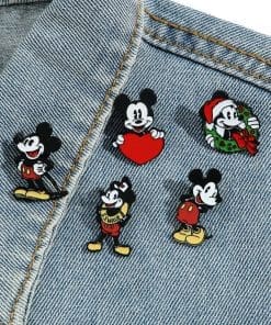Alternative view of Mickey Mouse 'Merry Christmas' Enamel Pin