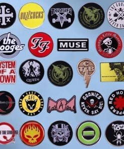 Alternative view of Rock Band 'Red Hot Chili Peppers' Enamel Pin