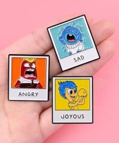 Alternative view of Inside Out 'Set of 3 Photo Emotions' Enamel Pin