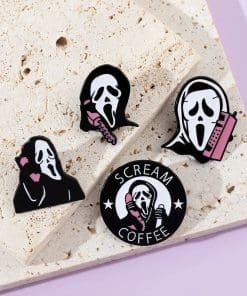 Alternative view of Scream 'Set of 5  Ghostface' Enamel Pin