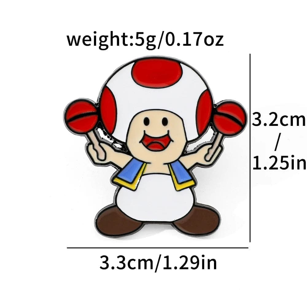Super Mario Bros ‘Set of 5 Mario and Friends’ Enamel Pin - Image 5