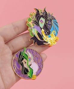 Alternative view of Sleeping Beauty 'Evil Queen x Maleficent' Enamel Pin