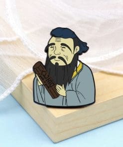 Alternative view of Famous Educator 'Confucius' Enamel Pin