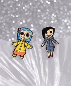 Alternative view of Coraline 'Other Mother Chibi' Enamel Pin