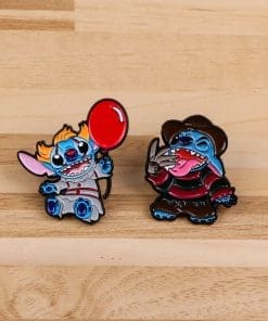 Alternative view of Stitch x Freddy Enamel Pin
