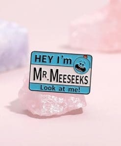Alternative view of Rick & Morty ‘Mr. Meeseeks | Look At Me’ Enamel Pin
