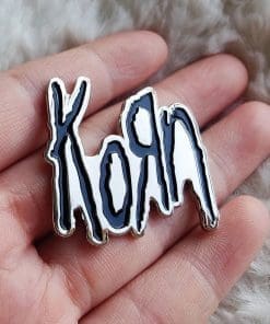 Alternative view of Rock Band ‘Korn | Text Logo’ Enamel Pin