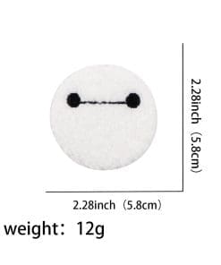 Alternative view of Big Hero 6 ‘Baymax' Embroidered Tinplate Pin