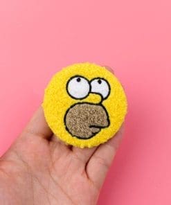 Alternative view of The Simpsons 'Homer' Embroidered Tinplate Pin