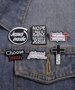 Alternative view of Girl, Read Your Bible 2.0 Enamel Pin