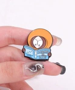 Alternative view of South Park 'Kenny | Learn to Live' Enamel Pin