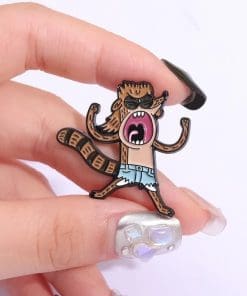 Alternative view of Regular Show 'Rigby Rockstar' Enamel Pin