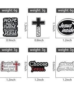 Joy 'Jesus First Others Second Yourself Last' Enamel Pin - Image 5