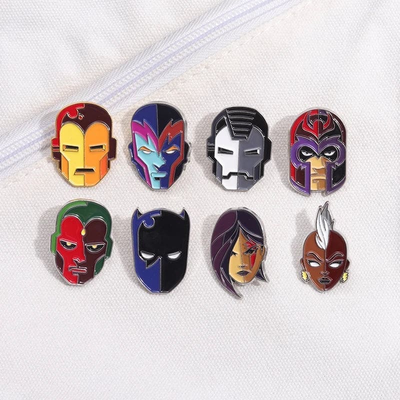 X-Men ‘Set of 8 Heroes Head’ Enamel Pin - Image 4