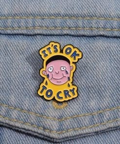 Alternative view of Daria 'It's OK To Cry' Enamel Pin