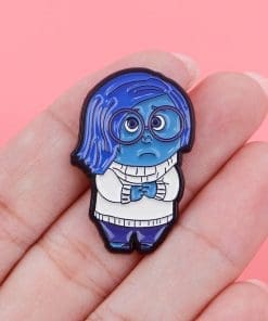 Alternative view of Inside Out ‘Thinking Sadness’ Enamel Pin